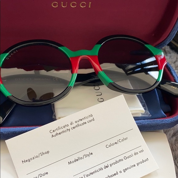 New🔥Gucci sunglasses ❤️💚🖤🧡 - Picture 4 of 11